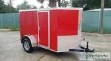 Motorcycle Trailer wRV Side Door and Single 2990 lbs Axle - NEW 