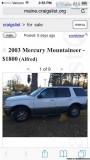 2003 MERCURY MOUTAINEER