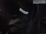 Men s Calvin Klein longer black coat - 46s Woolnylon 10% recycle