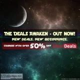 The Deals Awaken giving up to 50% discount on popular courses.