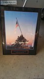 marine corp framed picture