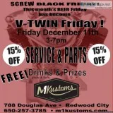 V-Twin Holiday Service and Parts Sales Event