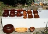 Rare Exotic Wood Bowls Taverneau Avodire Cobobola Teak Mahogany