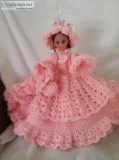 crocheted bed dolls