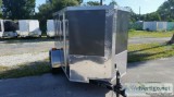 NEW Charcoal Motorcycle Trailer 5x8 foot w24 " Side Door One