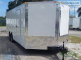 NEW 8.5x 20 foot Motorcycle Hauler - D Rings  Side Door