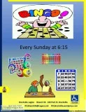 BINGO at the Legion 615pm (No Bingo 10th 17th) Every Sunday   Op