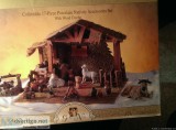 LARGE COLLECTIBLE PORCELAIN NATIVITY SET