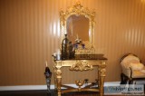 dresser with mirror