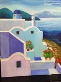Art Original - Isle of Santorini