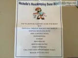 HOUSEKEEPING DONE RIGHT