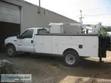 2003 Ford F550  4x4 uutility crane  service truck