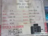 026 34HP Leland Faraday 3450 RPM 3 PHASE 60 Cycle electric motor