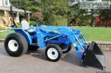 AMAZING 2009 NEW HOLLAND T1510 FARM TRACTOR 110TL LOADER 117 HOU