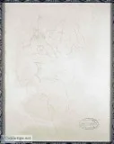 Original Drawing The Coiffure Pencil on Paper by Mary Cassatt
