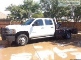 2013 Duramax 3500HD 1 ton flat bed quad cab