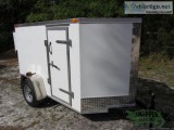 ENCLOSED Trailer wRamp Door and Side Door with Bar Lock - NEW 5 