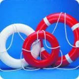 24&rdquo LIFE RINGS &ndashRETAIL 99.00 SALE 55.00 -WHITE OR ORAN