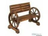 Wagon Wheel Bench