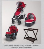 UPPAbaby Vista Stroller with Mesa Infant Car Seat and Bassinet S