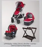 UPPAbaby Vista Stroller with Mesa Infant Car Seat and Bassinet S