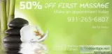 Massage Therapy 50% off first hour
