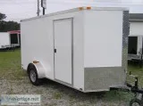 New 6x12  Trailer White Ext. Color wAdditional Height