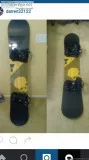 Snowboard and bindings