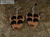 Beatles Guitar Pick Earrings