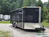 New 8.5x16   Cargo Trailer Blk Ext Color w D  Rings