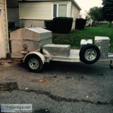 Diamond Plated Grill on Trailer