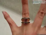 Amethyst and Sapphire ring