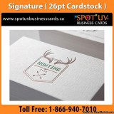 Signature Business Cards  professional service