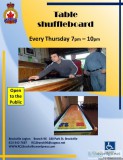Table Shuffleboard   Brockville Legion Every Thursday January 7t