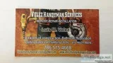 Velez Handyman Services Open 7 Days a week