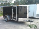 5x10 NEW ENCLOSED Trailer (Sharp Looking Black Exterior) One 299
