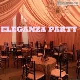 eleganzaparty rentals tents water slide tablesjumpers dj wedding