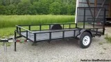 New 2016 6X12 Utility Trailer w 4ft Gate and 3500lb Axle