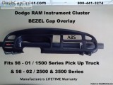 Dodge Ram Instrument Cluster Bezel Cap Overlay Fits 98-02 Pick U