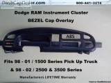 Dodge Ram Instrument Cluster Bezel Cap Overlay Fits 98-02 Pick U