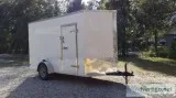 Enclosed Trailer 6x 12 ft. with Side Door and Xtra 1 foot Height