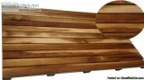 Bathroom and Shower African Teak Wood Mats
