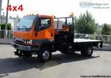 5967 2002 Mits. Fuso FG 4x4 10 Ft. Flatbed Truck