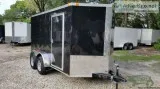 ENCLOSED Trailer with RV Side Door for SALE  6x12 New Blk
