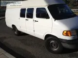 03 doge cargo van extra long extended roof with lift in the back