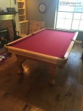 8  OLHAUSEN POOL TABLE