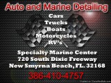 Auto Truck Boat RV s - Detailing Services  Specialty Marine Cent
