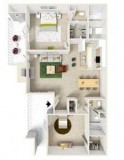 Two BR Apartment in Quiet Building - Lafayette