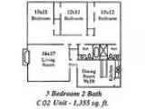 Oklahoma City Three BR Two BA for rent