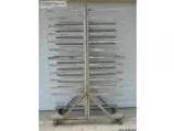 Finishing cabinet door rack